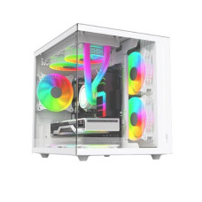 Zebronics Argo Cube Gaming Cabinet - White