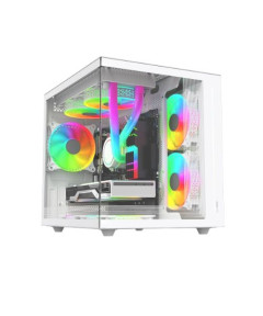 Zebronics Argo Cube Gaming Cabinet - White