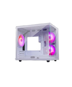 Zebronics Argo Cube Gaming Cabinet - White