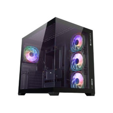 Zebronics Argo 10 Mini Tower Gaming Cabinet - Black