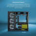 Zebronics Argo 10 Mini Tower Gaming Cabinet - Black