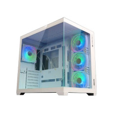 Zebronics Argo 10 Mini Tower Gaming Cabinet - White