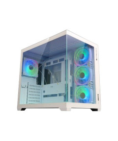 Zebronics Argo 10 Mini Tower Gaming Cabinet - White