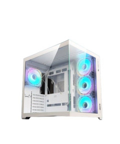 Zebronics Argo 10 Mini Tower Gaming Cabinet - White