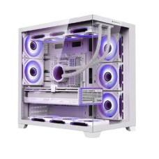 Zebronics Drakon 5 Mid Tower Premium Gaming Cabinet - White