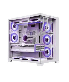Zebronics Drakon 5 Mid Tower Premium Gaming Cabinet - White