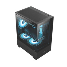 Zebronics Icecap Mid Tower Gaming Cabinet - Black