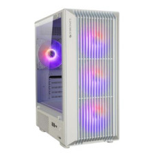 Zebronics Icer Mini Tower Premium Cabinet - White
