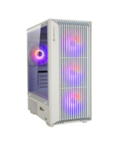 Zebronics Icer Mini Tower Premium Cabinet - White