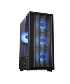 Zebronics Icer Mini Tower Premium Cabinet - Black