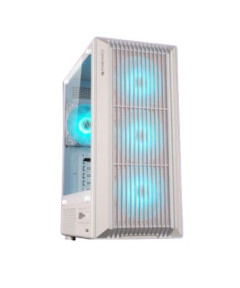 Zebronics Icer Mini Tower Premium Cabinet - White