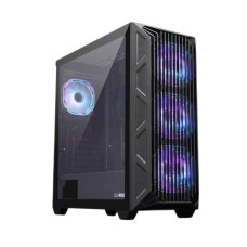 Zebronics Rogue Mid Tower Premium Cabinet - Black