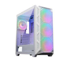 Zebronics Rogue Mid Tower Premium Cabinet - White