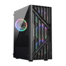 Zebronics Voxa Mid Tower Premium Cabinet - Black