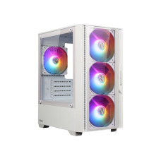 Zebronics Cora G Mid-Tower Gaming Cabinet - White