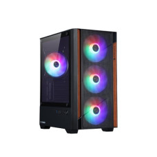 Zebronics Ember Mid-Tower Gaming Cabinet - Black