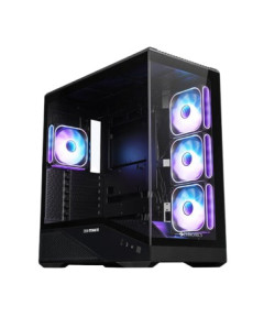 Zebronics Titan X1 Mid-Tower Premium Gaming Cabinet - Black