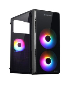 Zebronics Zium 10 Mini Tower Gaming Cabinet - Black