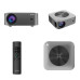 Ant Esports View 611 LED Smart Projector with Remote - Black