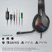 Ant Esports H1100 Pro Wired RGB Headset - Black