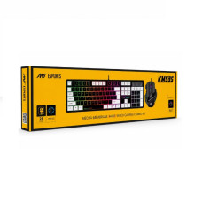 Ant Esports KM535 Wired Gaming Keyboard & Mouse - Black