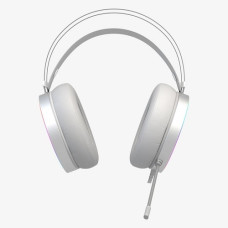 Zebronics Zeb-Blitz White Wired USB, Dolby Atmos, RGB Led, Simulated 7.1 Surround Sound Gaming Headphones With Mic