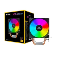 Ant Esports ICE-C200 V2 CPU Air Cooler Fan with Rainbow LED