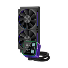 Ant Esports Glacius-240D ARGB CPU Liquid Cooler with LCD Display