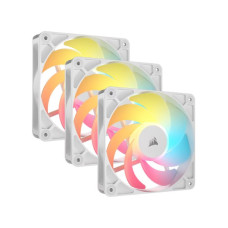 Corsair RS120-R ARGB 120mm PWM Reverse Cabinet Fan Triple Pack - White