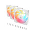 Corsair RS120-R ARGB 120mm PWM Reverse Cabinet Fan Triple Pack - White