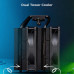 Zebronics FC1200U Dual Tower ARGB CPU Air Cooler - Black