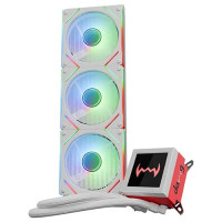 Dawg L360 AIO ARGB 360mm CPU Liquid Cooler - White