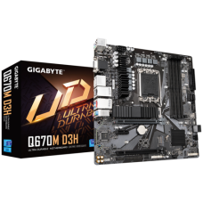 Gigabyte Q670M D3H DDR5 Micro ATX Motherboard