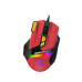 Ant Esports GM333 Optical Gaming Mouse - Black + Yellow + Red