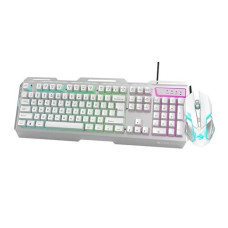 Zebronics Transformer Gaming Keyboard and Mouse - White