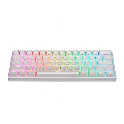 ZEBRONICS Zeb-Max Ninja 61 Keys Wireless Mechanical Keyboard - White