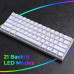 ZEBRONICS Zeb-Max Ninja 61 Keys Wireless Mechanical Keyboard - White