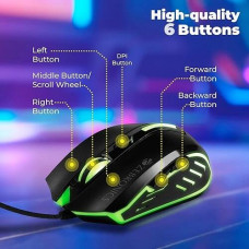 ZEBRONICS Sniper High Precision Wired Gaming Mouse