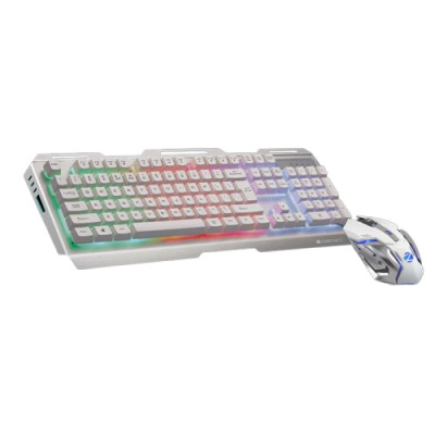 Zebronics Transformer Gaming Keyboard and Mouse - White