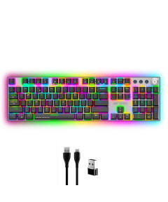 Ant Esports MK4400 Pro Wireless RGB Mechanical Gaming Keyboard With Brown Switches