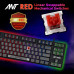 Ant Esports Thunder 20 Wired Mechanical Gaming Keyboard Red Switch - Black