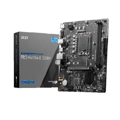 MSI Pro H610M-E DDR4 Micro ATX Motherboard