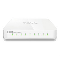 D-Link DGS-1008A 8-Port Gigabit Easy Desktop Switch (White)