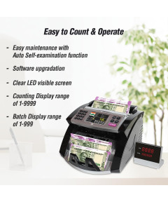 TVS Electronics CC-453 Star+ Mix Note Value Counting Machine With TFT Display