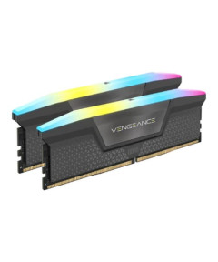 Corsair Vengeance RGB 32GB (16GBx2) DDR5 6000MHz CL36 RAM - Black
