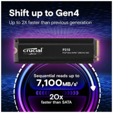 Crucial P310 1TB NVMe Gen4 SSD with Heatsink