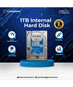 Consistent 1 TB SATA Internal Hard Drive Consistent 1 TB SATA Internal Hard Drive