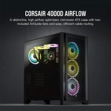 CORSAIR 4000D AIRFLOW TEMPERED GLASS MID-TOWER ATX CASE